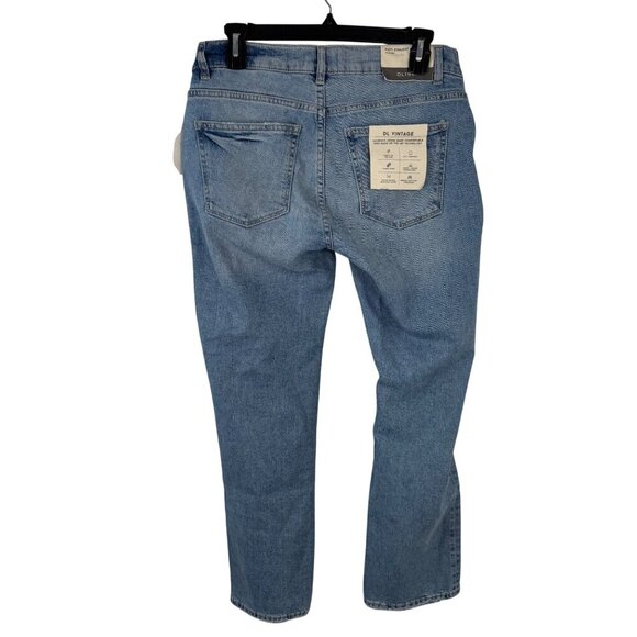 DL1961 NEW Patti Straight Maternity Jeans Size 27 DL Vintage Light Wash Ankle - Picture 5 of 12